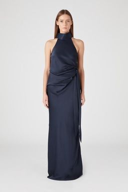 Camilla and Marc Antonelli Gown Navy Size 8 for rent on The Volte - image 2