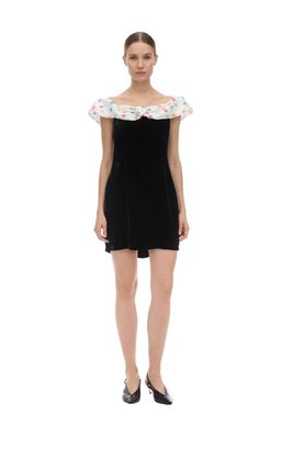 FLORENCE OFF-THE-SHOULDER VELVET DRESS for rent on The Volte - image 1