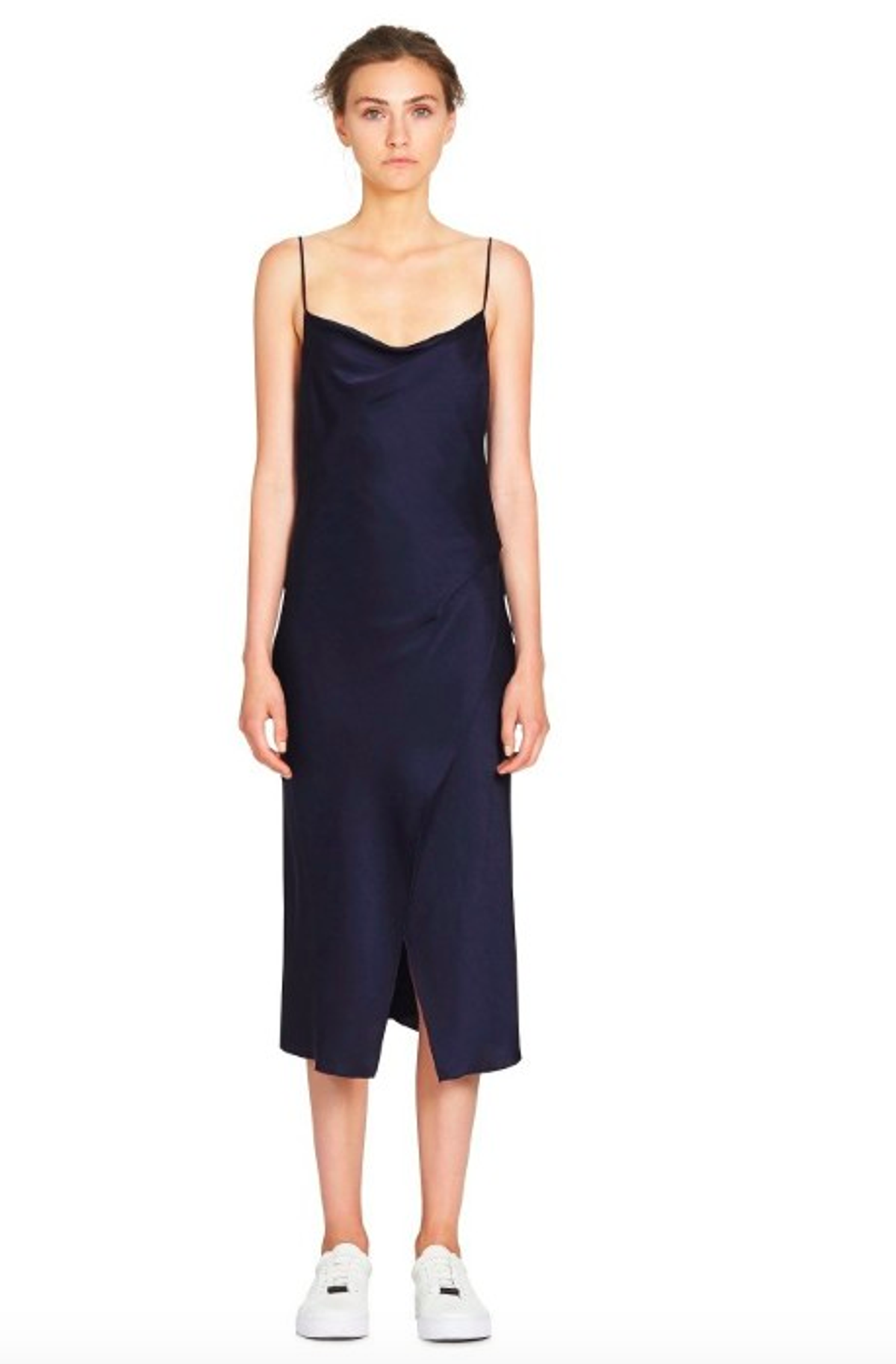 Camilla and Marc Kami Slip Dress Navy Size 6 for rent on The Volte - main image