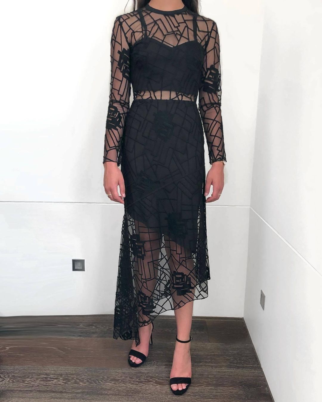 Manning Cartel Smoke & Mirrors Dress Black Size 08 for rent on The Volte - main image