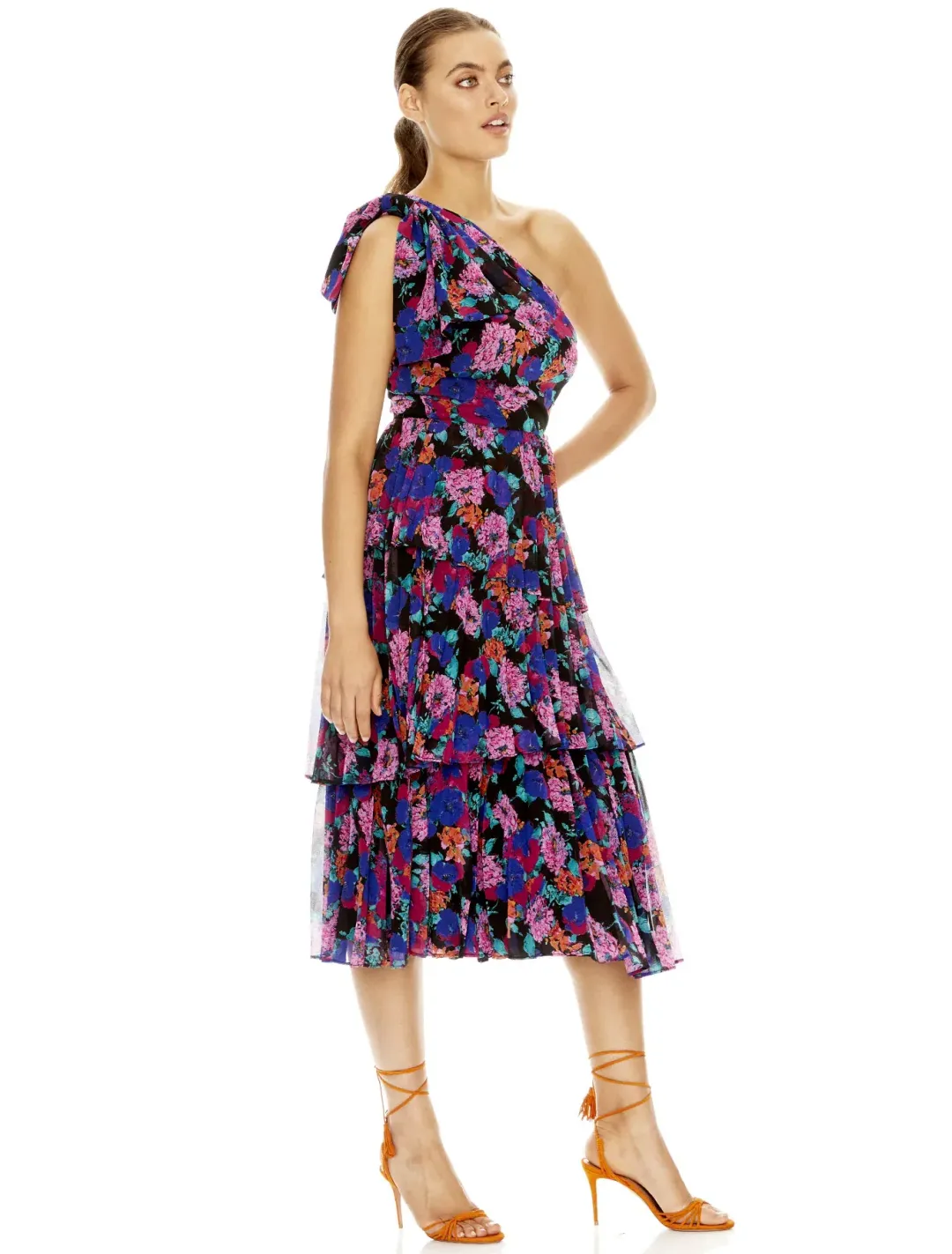 Talulah Sweet Talk Midi Dress Print Size M for rent on The Volte - main image