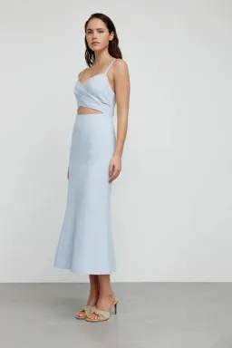 Significant Other Frankie Midi Dress in Cornflower Size 6 for rent on The Volte - image 3