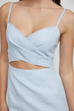 Significant Other Frankie Midi Dress in Cornflower Size 6 for rent on The Volte - image 4