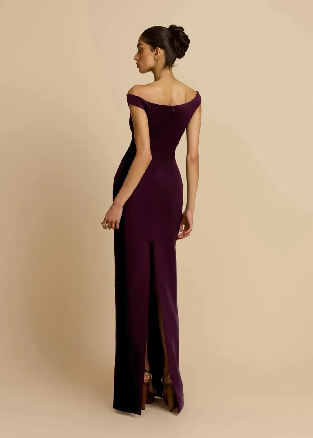 Arcina Ori Ellery Dress Plum Size 8 (S) for rent on The Volte - main image