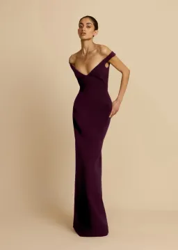 Arcina Ori Ellery Dress Plum Size 8 (S) for rent on The Volte - image 2