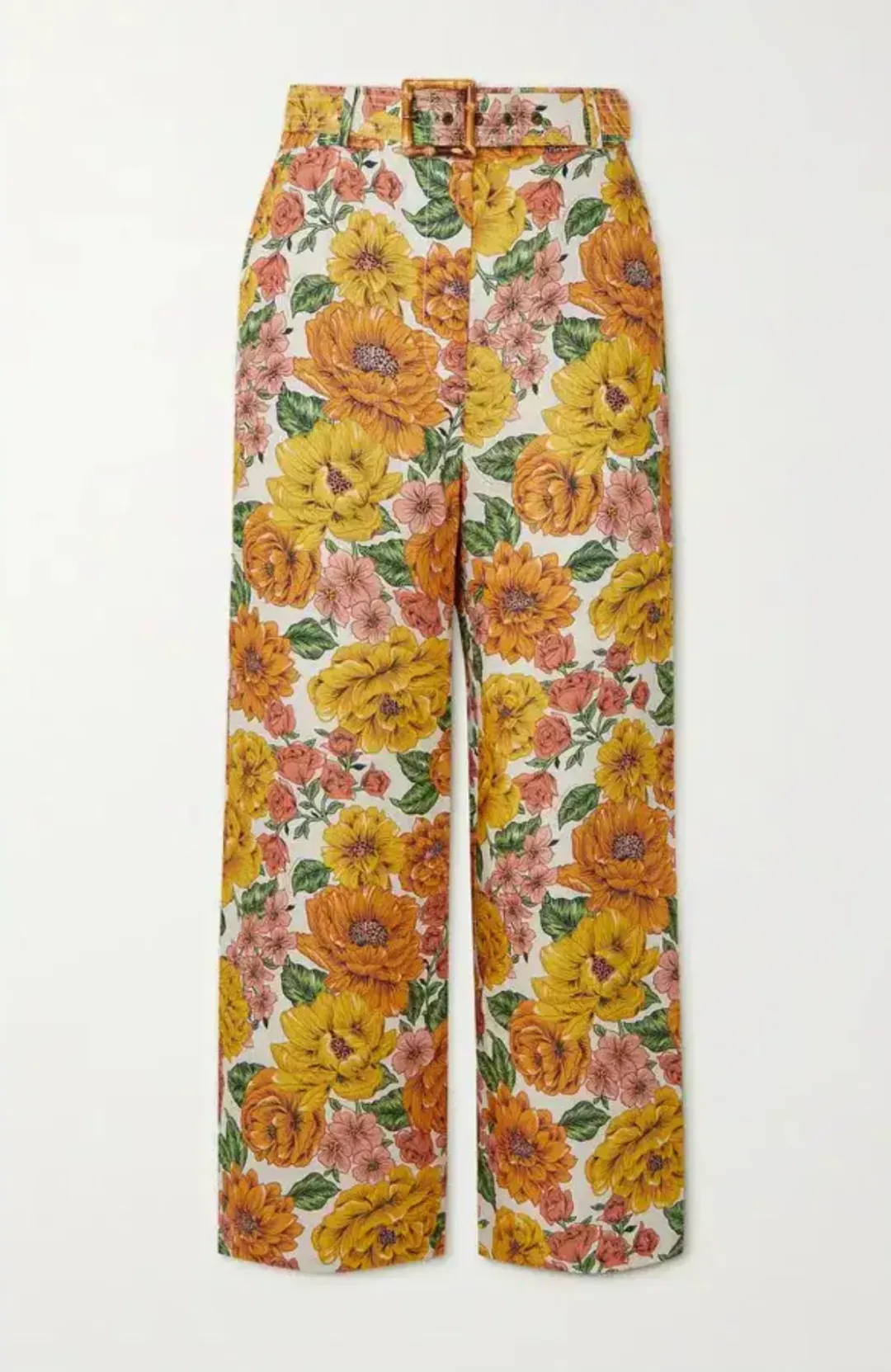 Zimmermann Poppy Floral Print Crop & Pants Set AU 10 / 1 for rent on The Volte - main image