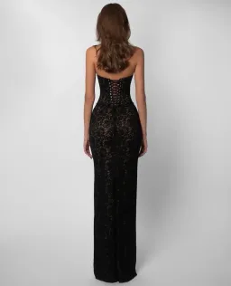 Fenity Monique Maxi Dress in Black Size XS for rent on The Volte - image 9