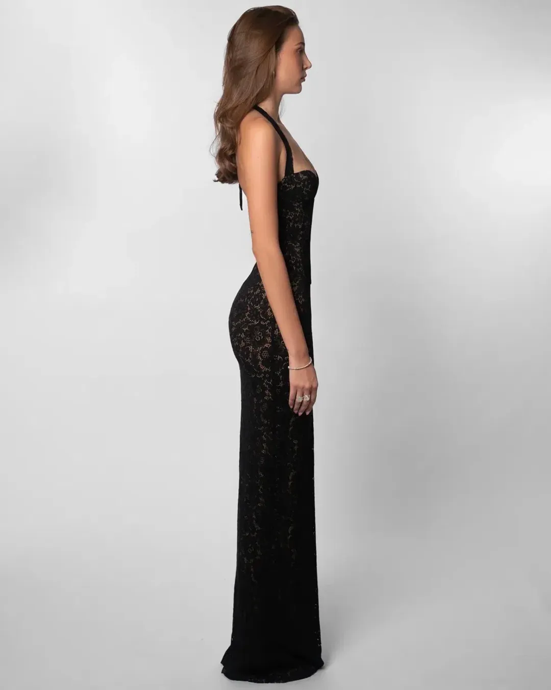Fenity Monique Maxi Dress in Black Size XS for rent on The Volte - main image