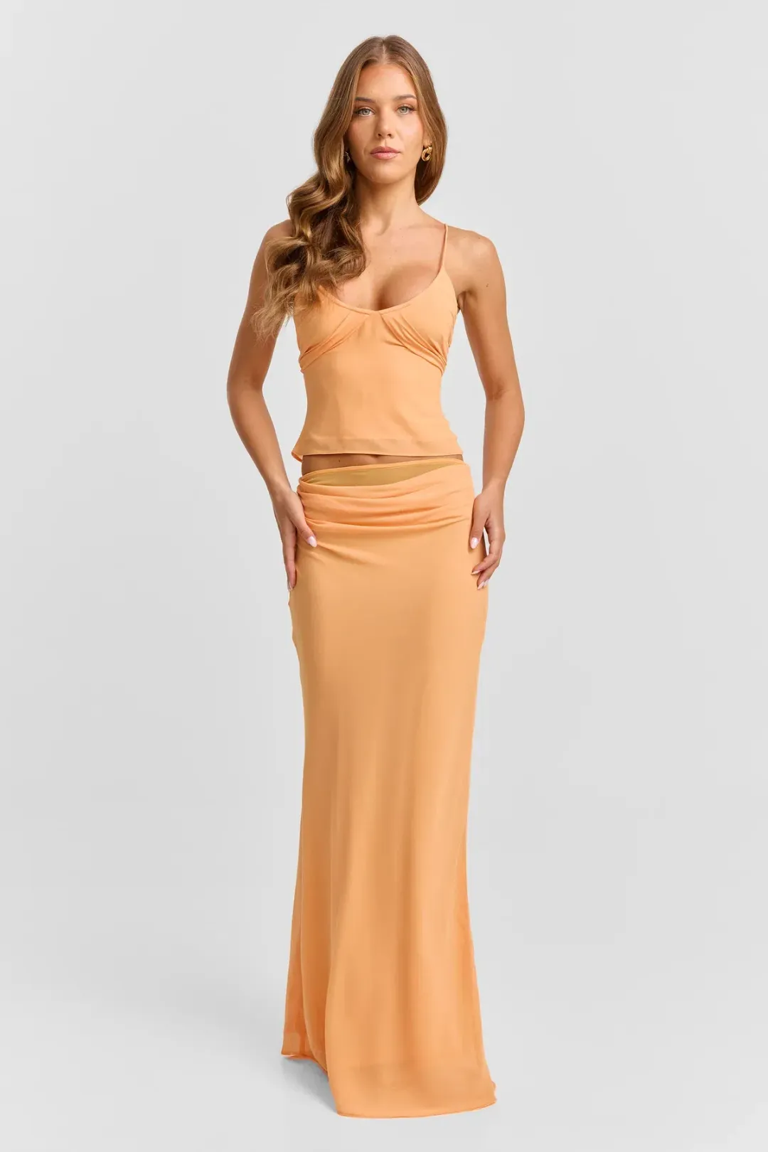 Sasha Therese Tangerine Set - Size Small/ 8 for rent on The Volte - main image