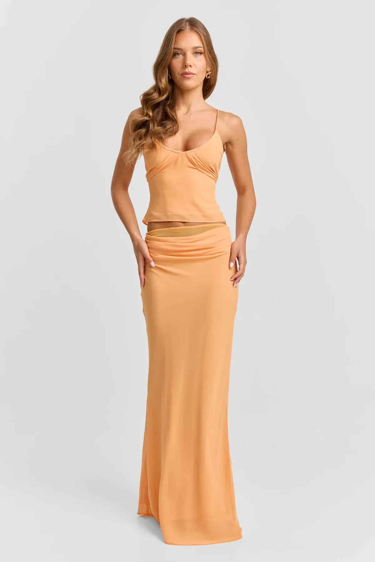 Sasha Therese Tangerine Set - Size Small/ 8 for rent on The Volte - main image