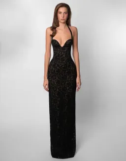 Fenity Monique Maxi Dress in Black Size S for rent on The Volte - image 4