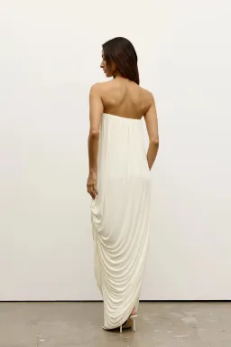 Bayse Callista Maxi Dress Ivory Size 10 / M for rent on The Volte - image 3