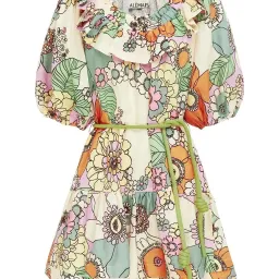 Alemais Farah ruffle mini dress for rent on The Volte - image 2