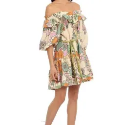 Alemais Farah ruffle mini dress for rent on The Volte - image 1
