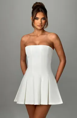 Babyboo Bryony Mini Dress Ivory Strapless Size 8 / S — Cocktail, Evening, Wedding Guest for rent on The Volte - image 2