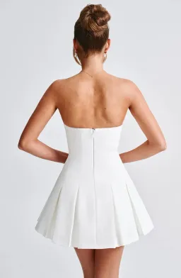 Babyboo Bryony Mini Dress Ivory Strapless Size 8 / S — Cocktail, Evening, Wedding Guest for rent on The Volte - image 3