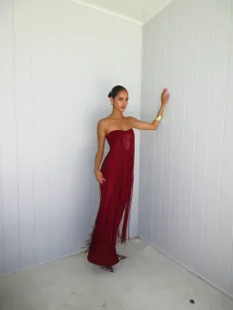 Deconduarte Venus Dress size small Wine for rent on The Volte - image 1