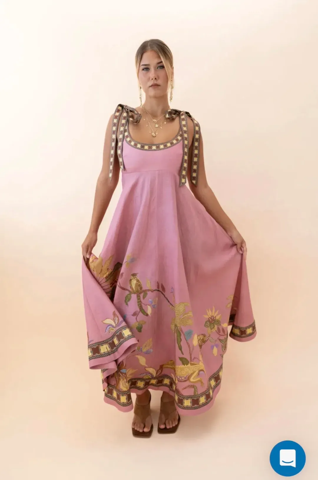 ALEMAIS ZURI BALLET SUNDRESS - SIZE 12 for rent on The Volte - main image