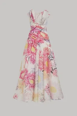 🌸New AJE Reflector Gown - Size 8 - Native Floral Pink - Sleeveless Formal Maxi Dress 🌸 for rent on The Volte - image 6