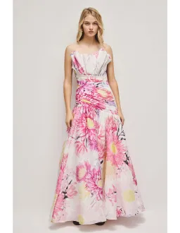 🌸New AJE Reflector Gown - Size 8 - Native Floral Pink - Sleeveless Formal Maxi Dress 🌸 for rent on The Volte - image 2
