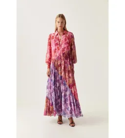 Aje Collisions Maxi Dress Kaleidoscopic Rose Size 12 for rent on The Volte - image 2