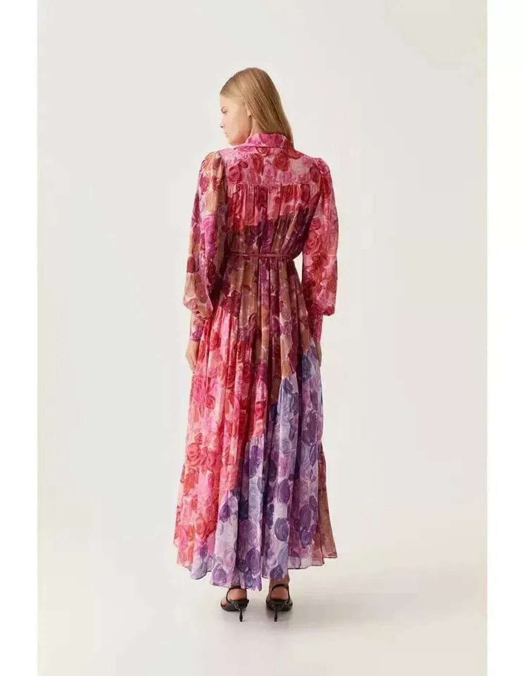 Aje Collisions Maxi Dress Kaleidoscopic Rose Size 12 for rent on The Volte - main image