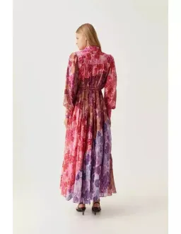 Aje Collisions Maxi Dress Kaleidoscopic Rose Size 12 for rent on The Volte - image 3