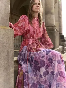 Aje Collisions Maxi Dress Kaleidoscopic Rose Size 12 for rent on The Volte - image 1