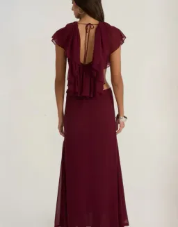 Ance Gria Clover Set in Burgandy Size XS/6 for rent on The Volte - image 2