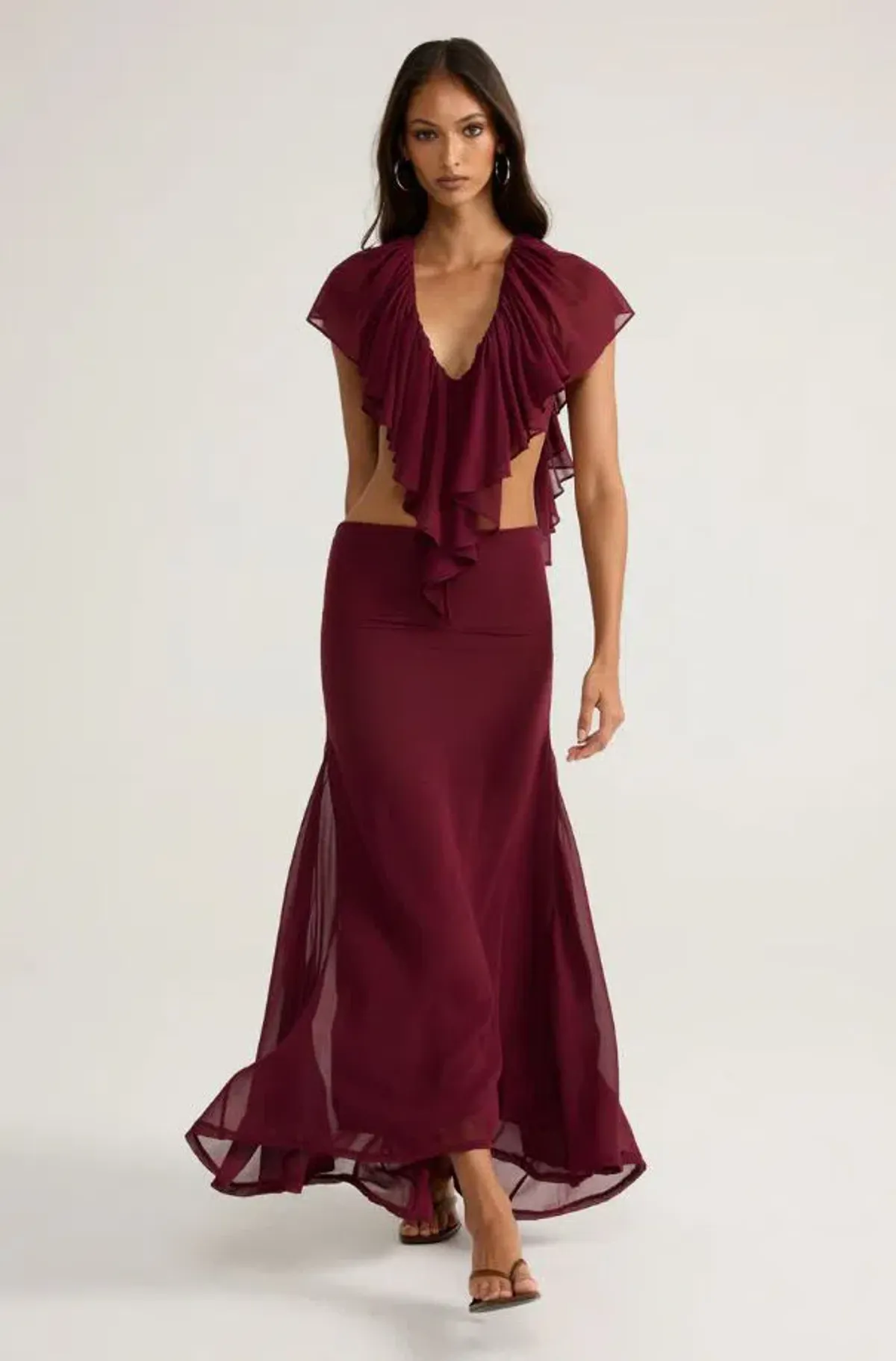 Ance Gria Clover Set in Burgandy Size S/8 - Image 1