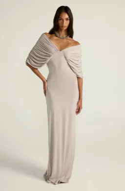 Ance Gria Neve Dress in Grey Size X/8 for rent on The Volte - image 2