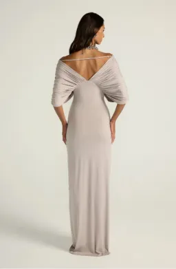 Ance Gria Neve Dress in Grey Size X/8 for rent on The Volte - image 3