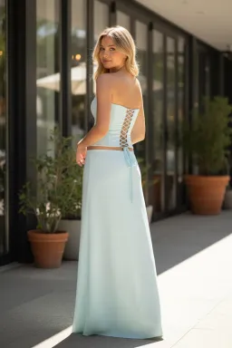 Sabelle Charlotte Corset Top and Maxi Skirt for rent on The Volte - image 3