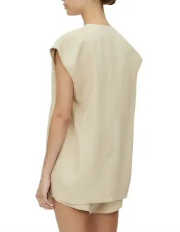 C&M Camilla and Marc Noguchi Vest XS-S Wheat for rent on The Volte - image 3