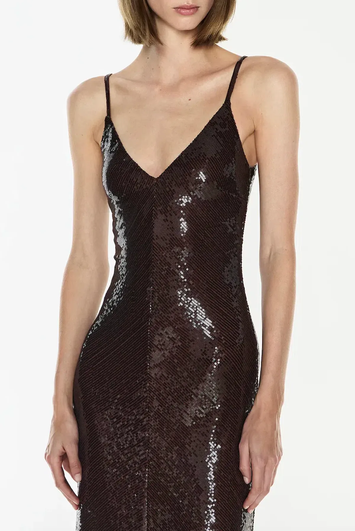 Dream Maker Slip Dress | Espresso - Size 10 - Image 2