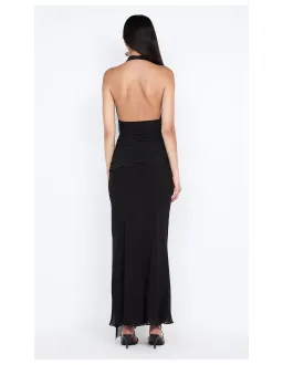 Bec and Bridge Cassis Drape Maxi Dress in Black Size 14 for rent on The Volte - image 7