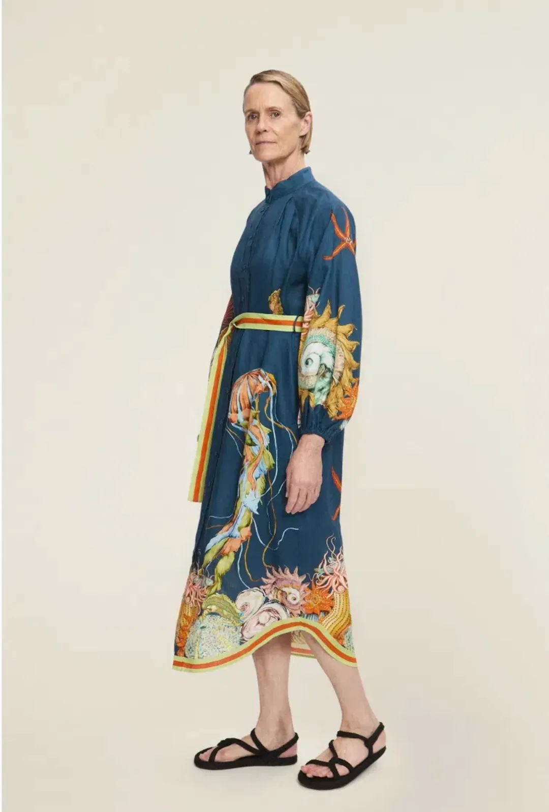 Alémais Dorian Shirtdress Size 12 for rent on The Volte - main image
