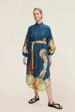 Alémais Dorian Shirtdress Size 12 for rent on The Volte - image 1