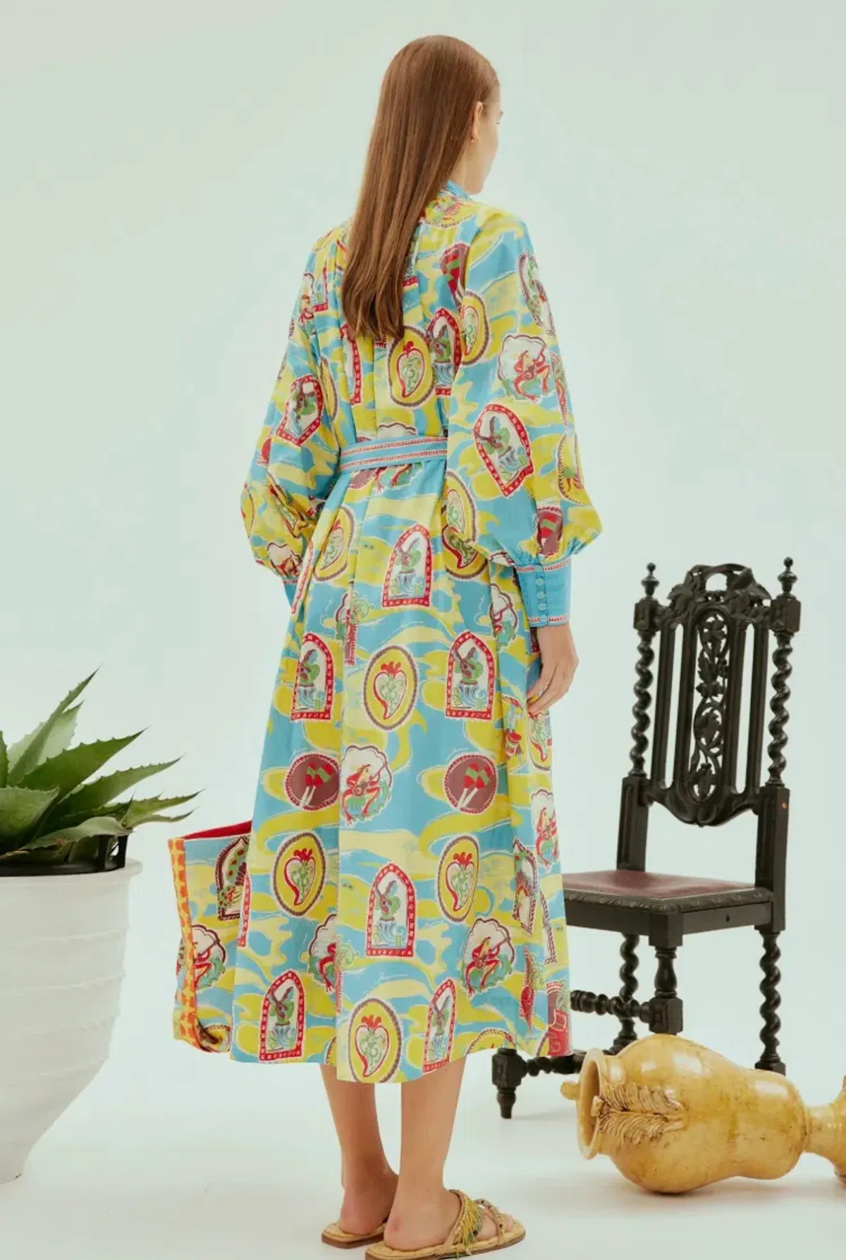 Alémais Emilio Shirtdress Size 16 - Image 4