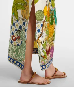 Alémais Hazel Silk Midi Size 16 for rent on The Volte - image 4
