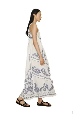 Alémais Hazel Smock Embroidered Midi Size 14 for rent on The Volte - image 2