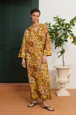 Alémais Heatwave Wrap Midi Size 16 for rent on The Volte - image 1