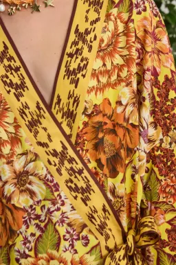Alémais Heatwave Wrap Midi Size 16 for rent on The Volte - image 4