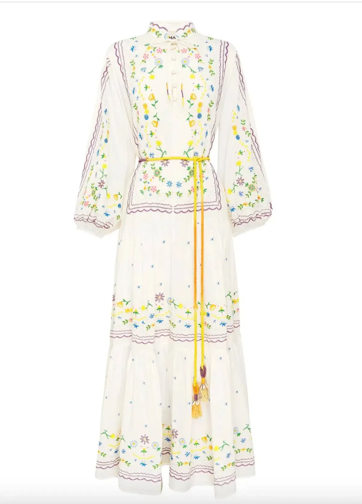 Alémais Juniper Embroidered Midi Size 14 - Image 5
