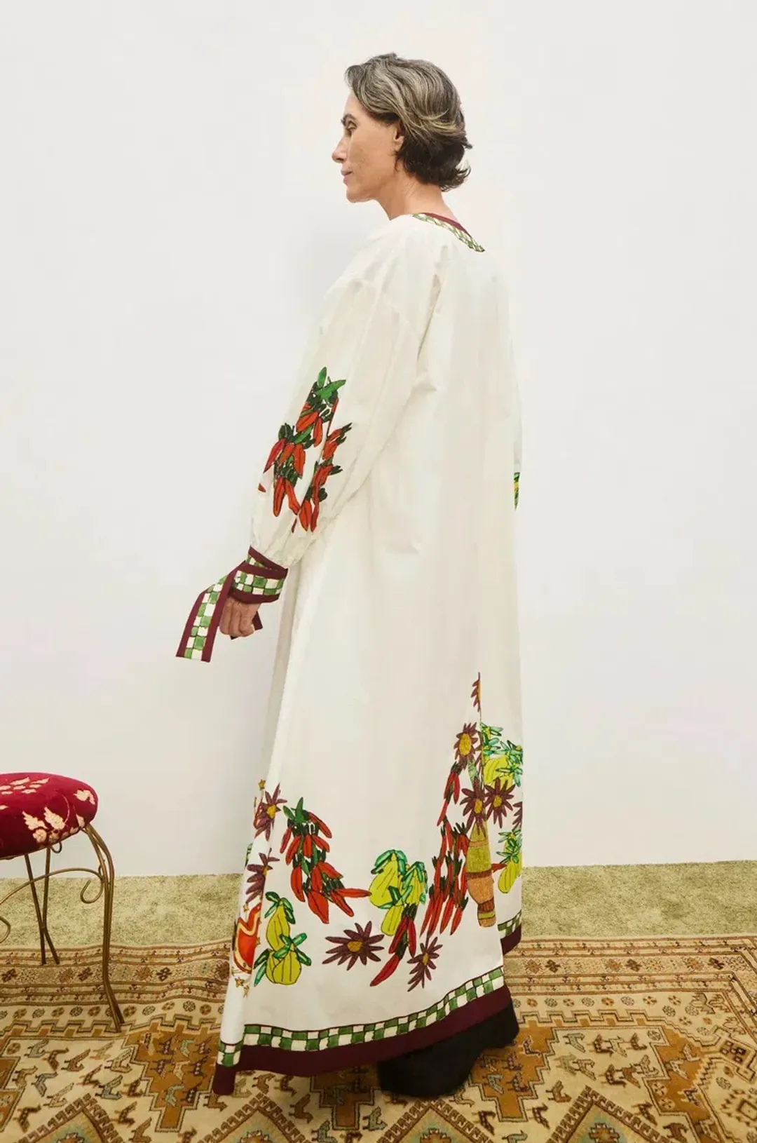 Alémais Katerina V Neck Midi Size 12 for rent on The Volte - main image