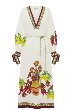 Alémais Katerina V Neck Midi Size 14 for rent on The Volte - image 7