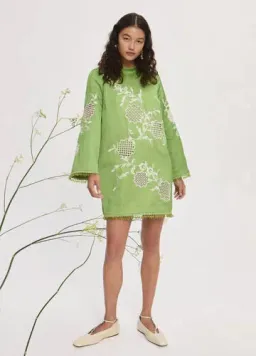 Alémais Luisa Embroidered Mini Size 16 for rent on The Volte - image 1