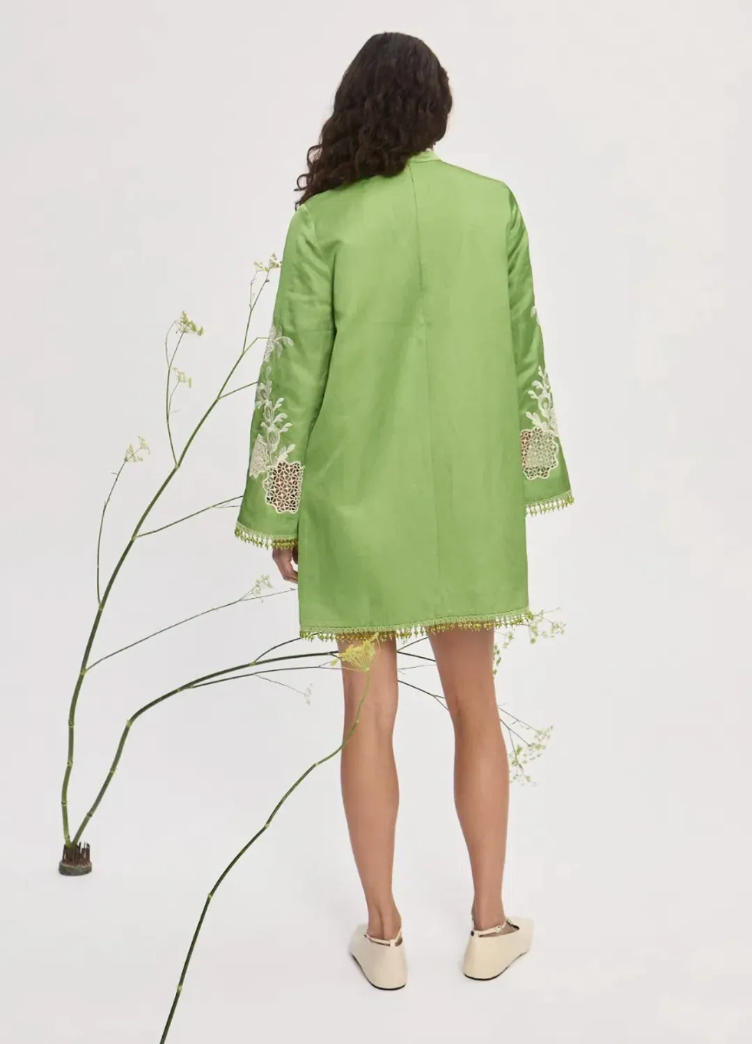 Alémais Luisa Embroidered Mini Size 16 for rent on The Volte - main image