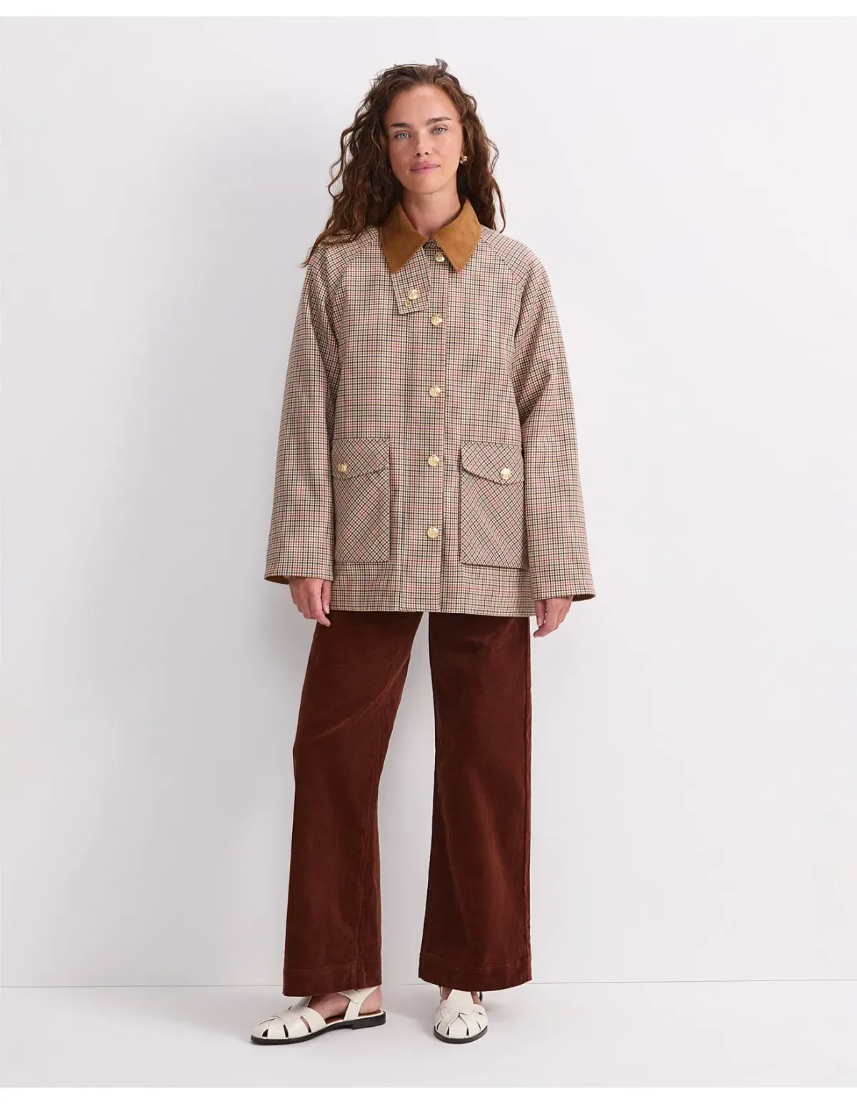 Sportscraft Sara Barn Jacket Size 14 Multi Check - Image 5