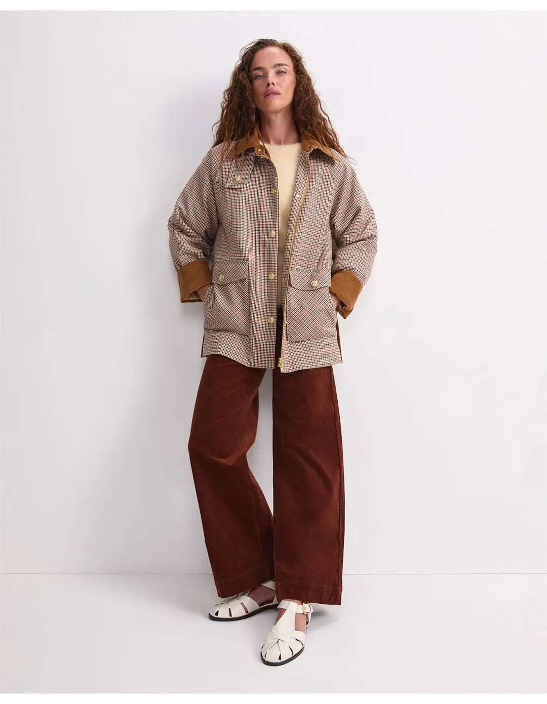 Sportscraft Sara Barn Jacket Size 14 Multi Check for rent on The Volte - main image